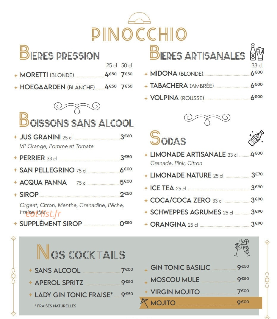 Pinocchio — carte page 11