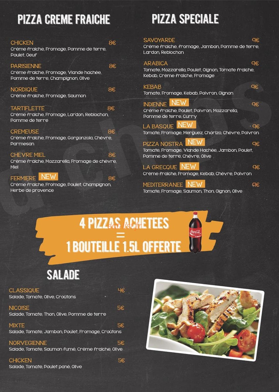 Pizz' & chips — carte page 3