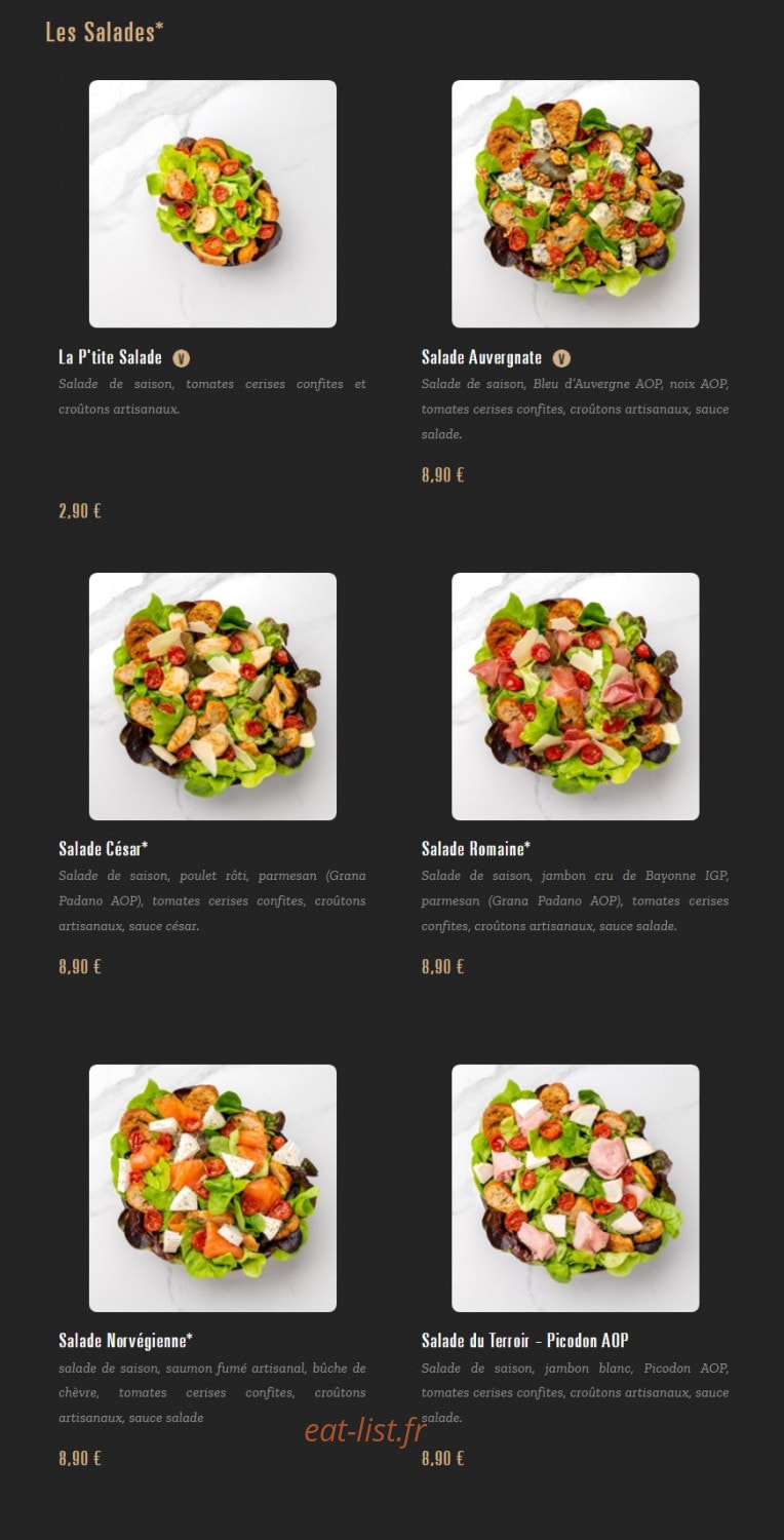 Pizza Cosy — carte page 3