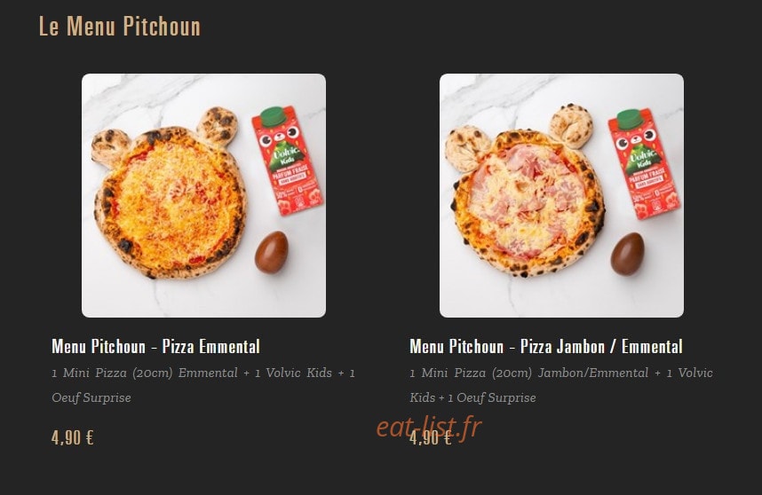 Pizza Cosy — carte page 9