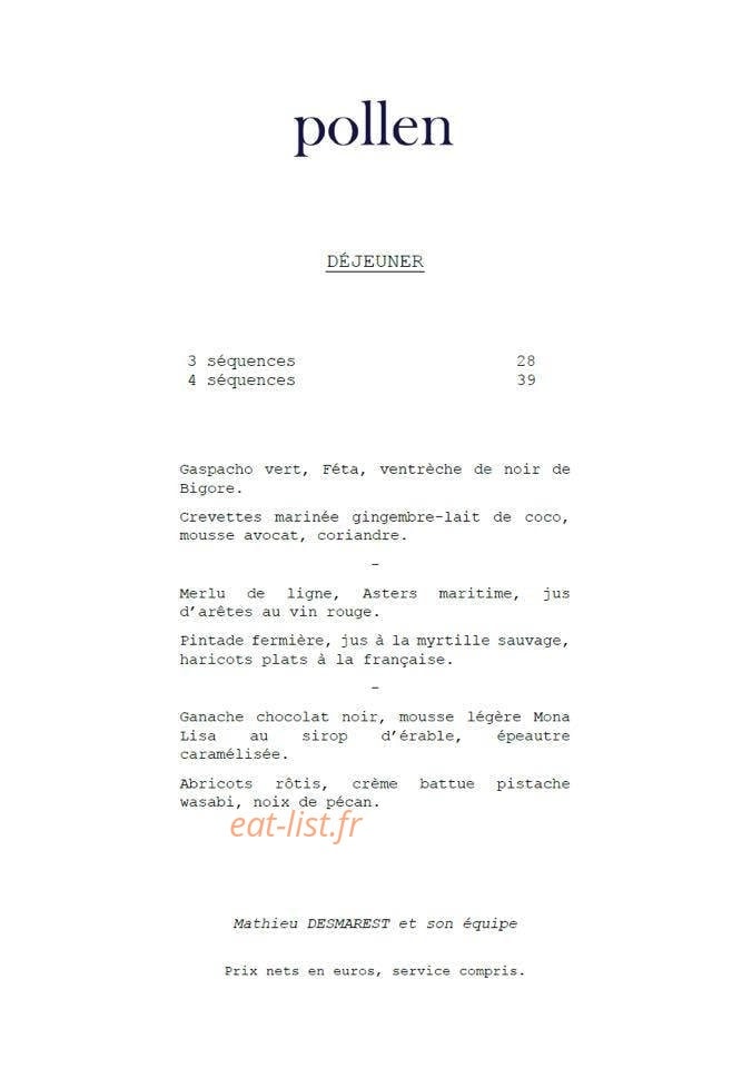 Pollen — carte page 1