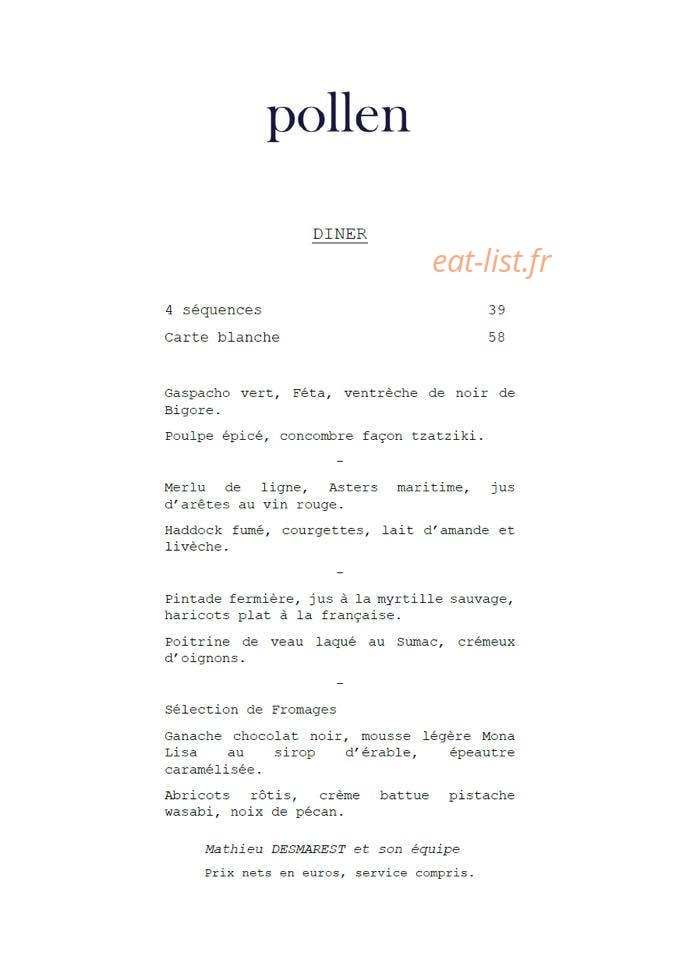 Pollen — carte page 2