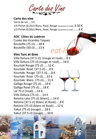 Restaurant des carmes — carte page 6