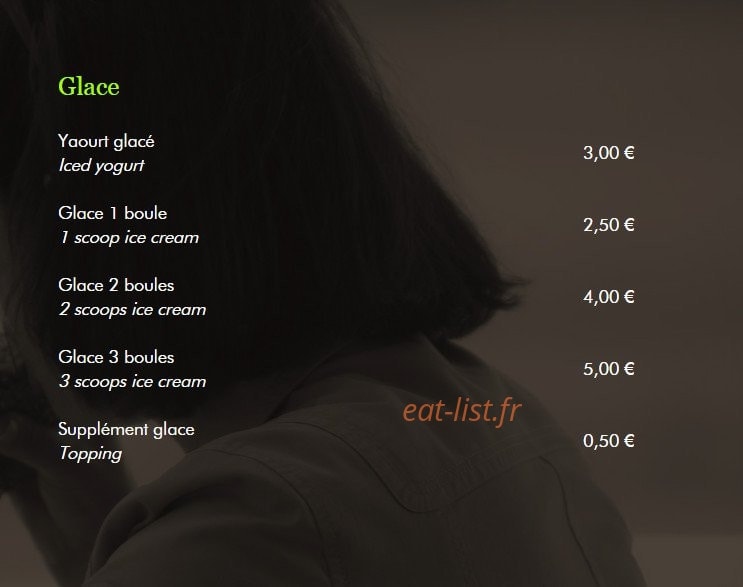 Restaurant Françoise — carte page 7