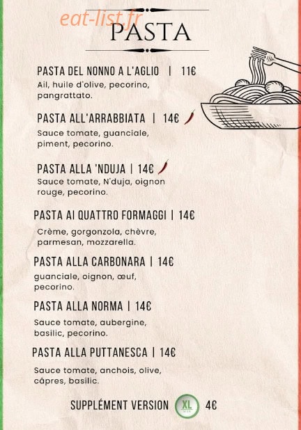 Sapori di Calabria — carte page 2
