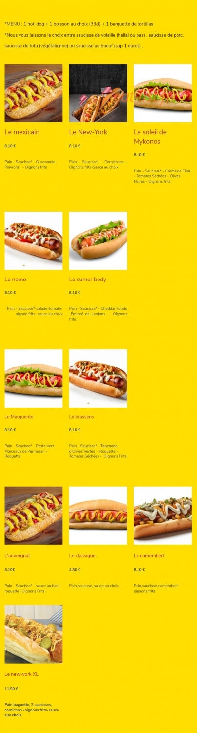 snack'king — carte page 8