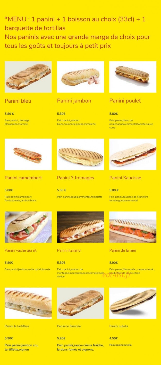 snack'king — carte page 6