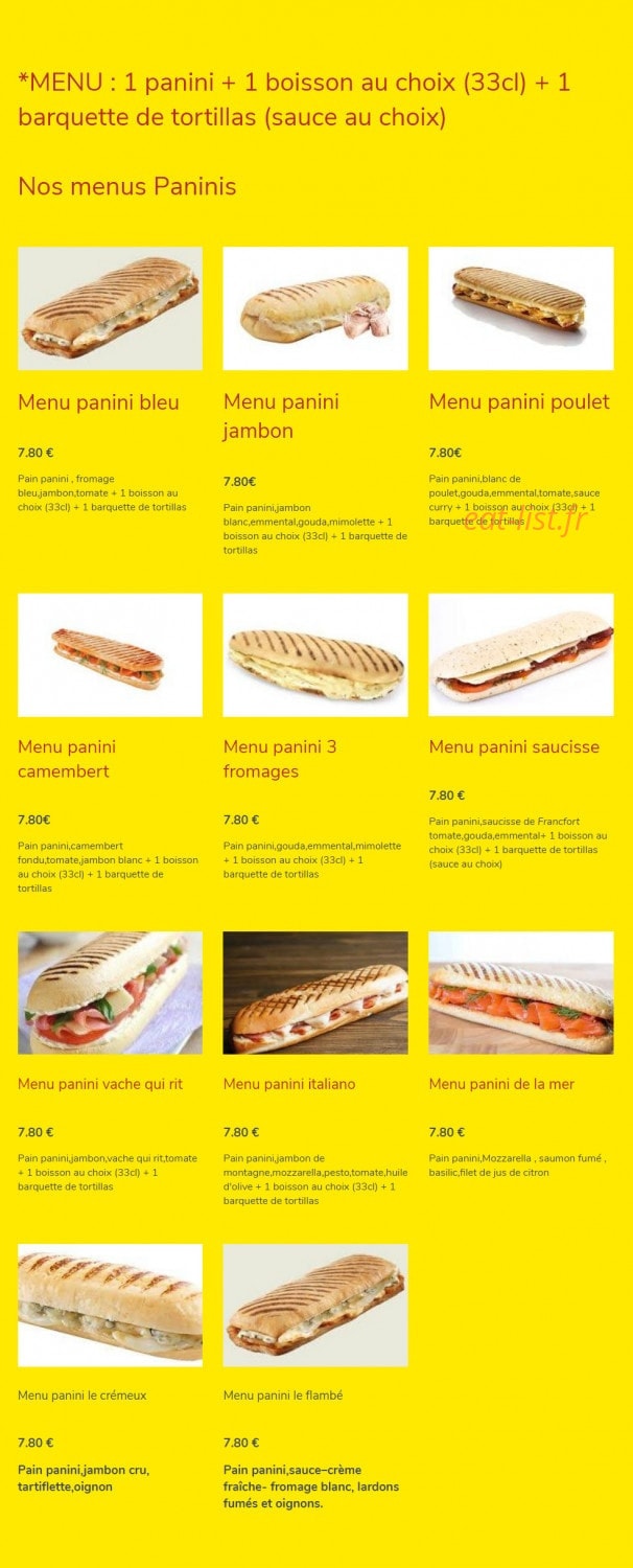 snack'king — carte page 7