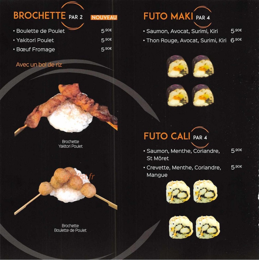 Sushi ball — carte page 8