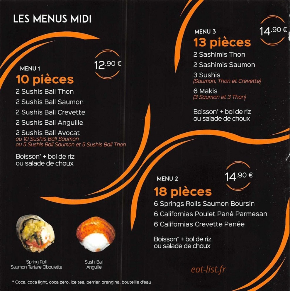 Sushi ball — carte page 12
