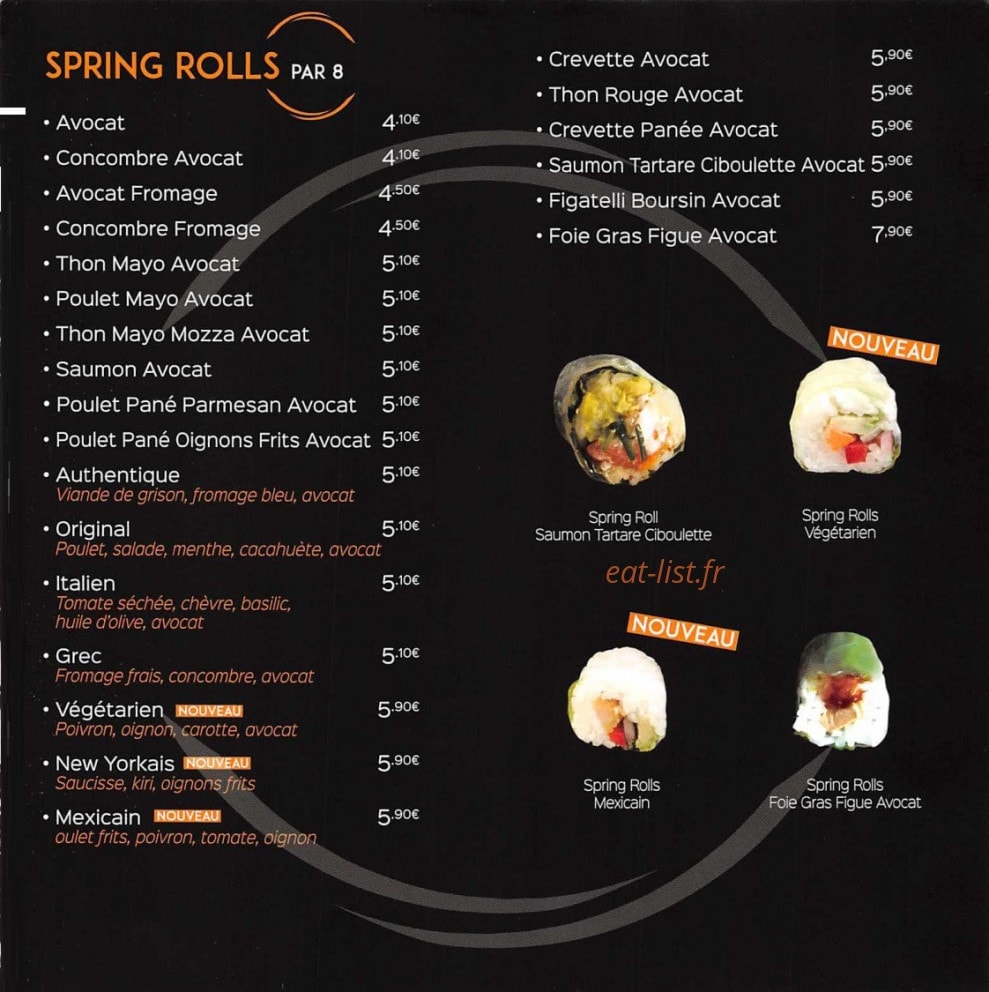 Sushi ball — carte page 5