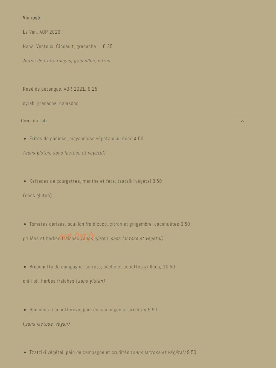 Tulipe — carte page 6