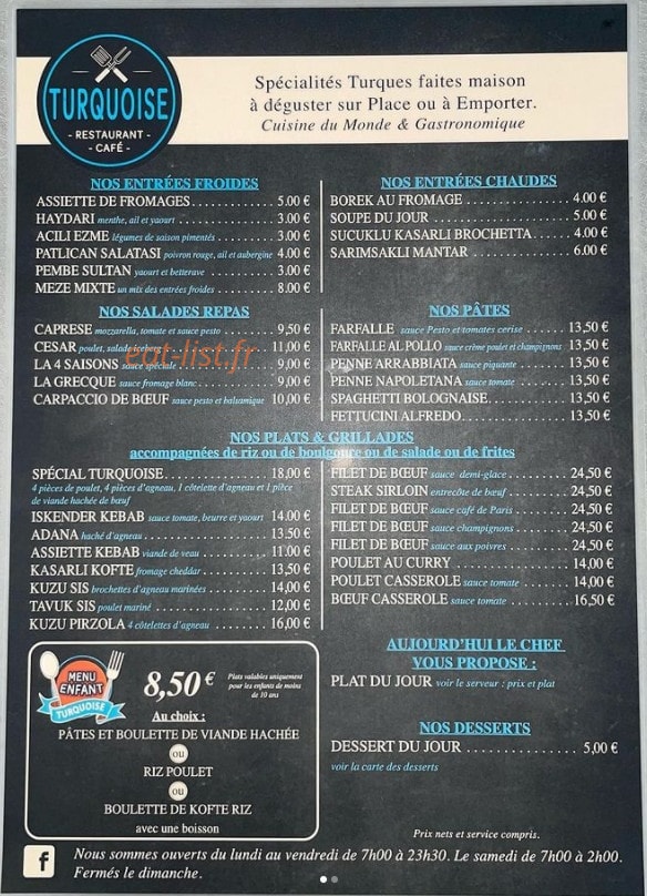 Turquoise — carte page 1
