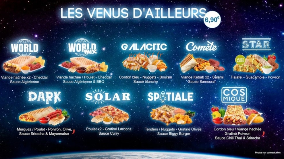 World Tacos — carte page 2