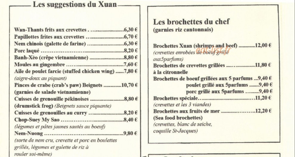 Xuan — carte page 6