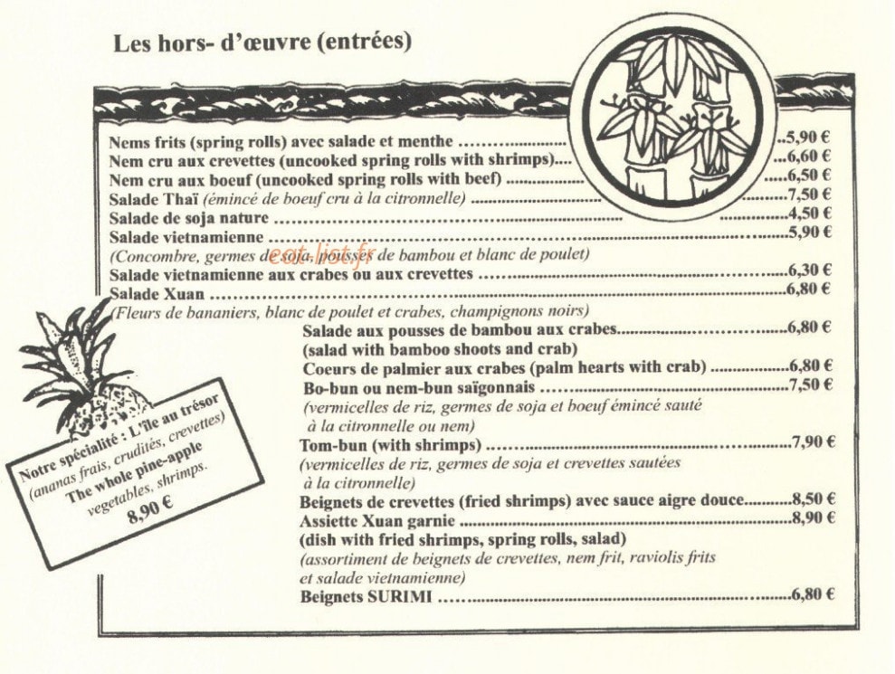 Xuan — carte page 2