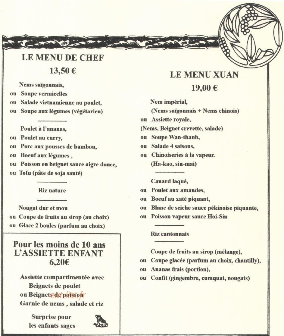 Xuan — carte page 1