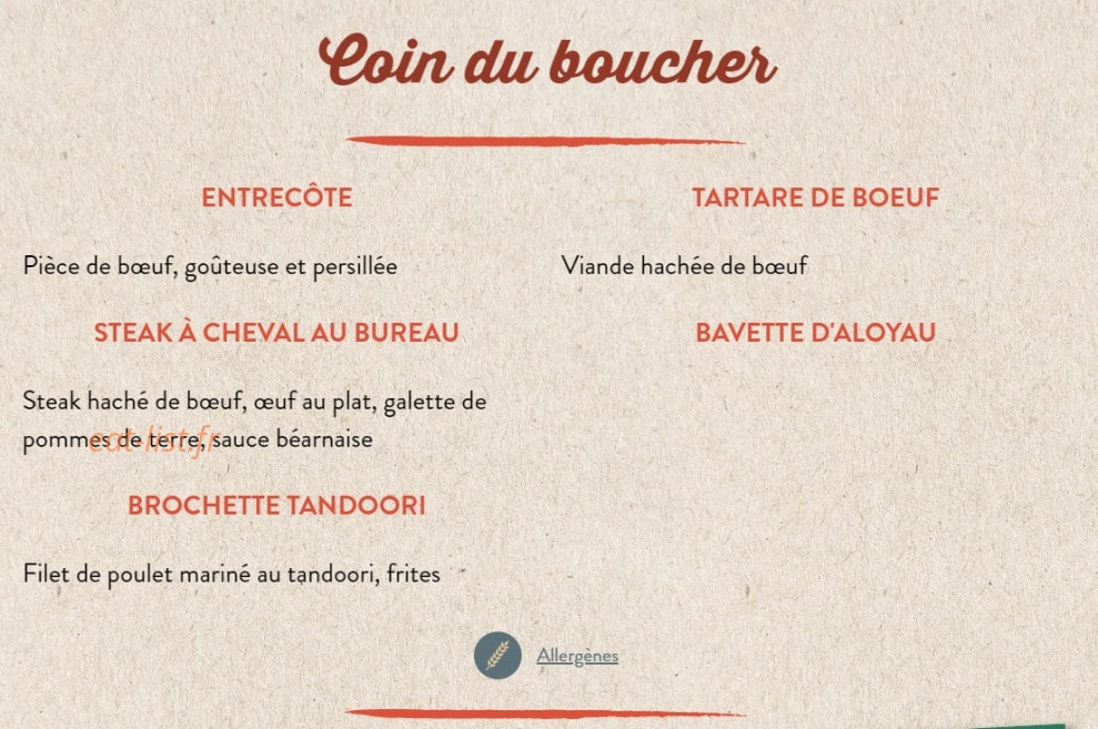 Au Bureau — carte page 3
