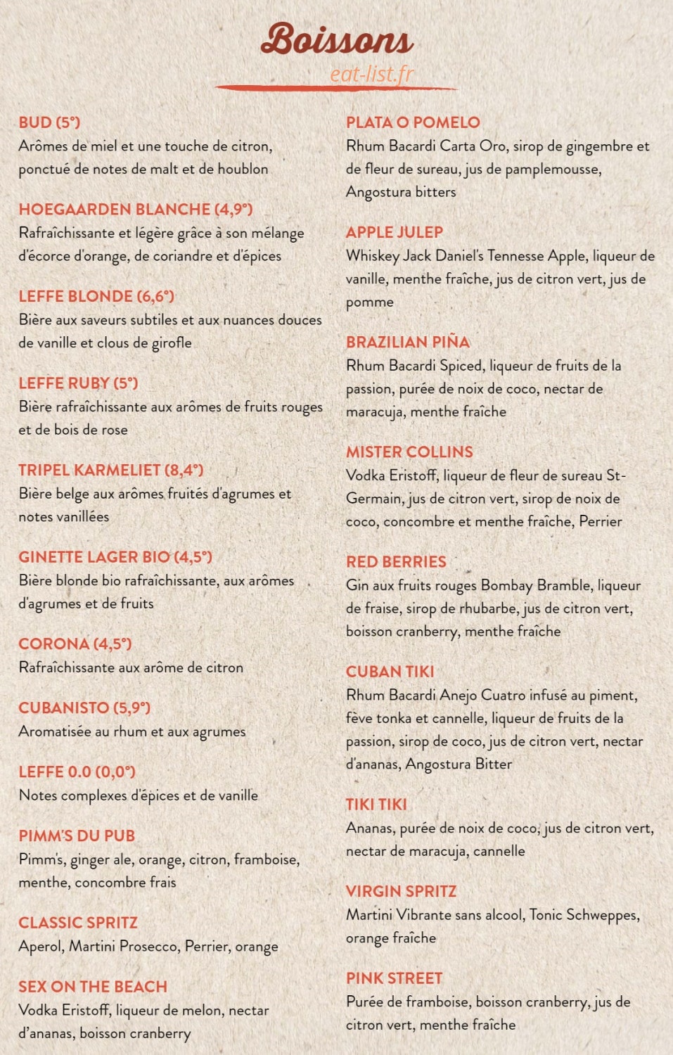 Au Bureau — carte page 8