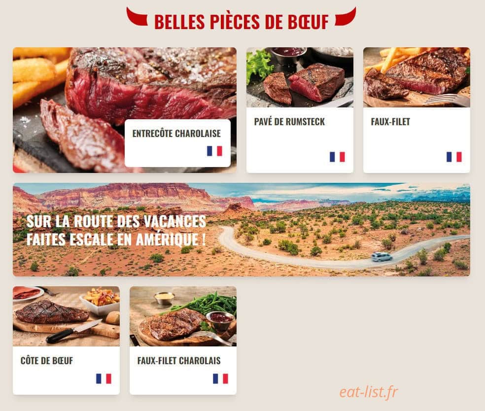 Buffalo Grill — carte page 5