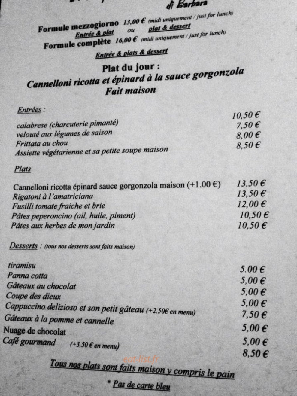 Il peperoncino di barbara — carte page 1