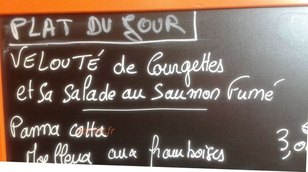 Instant Gourmand — carte page 1