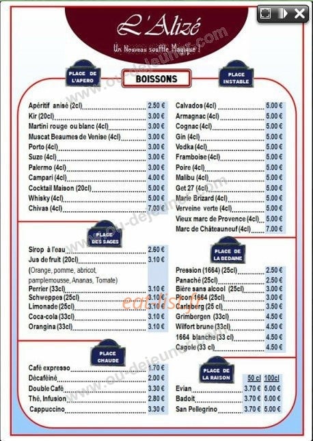 l'Alizé — carte page 8