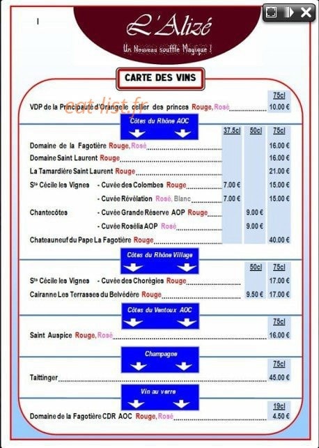 l'Alizé — carte page 7