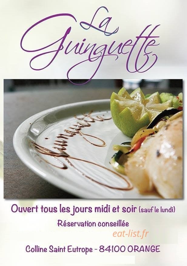 La Guinguette — carte page 1