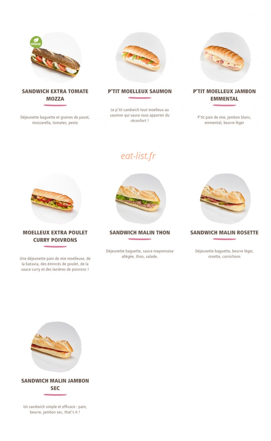 La Mie Câline — carte page 7