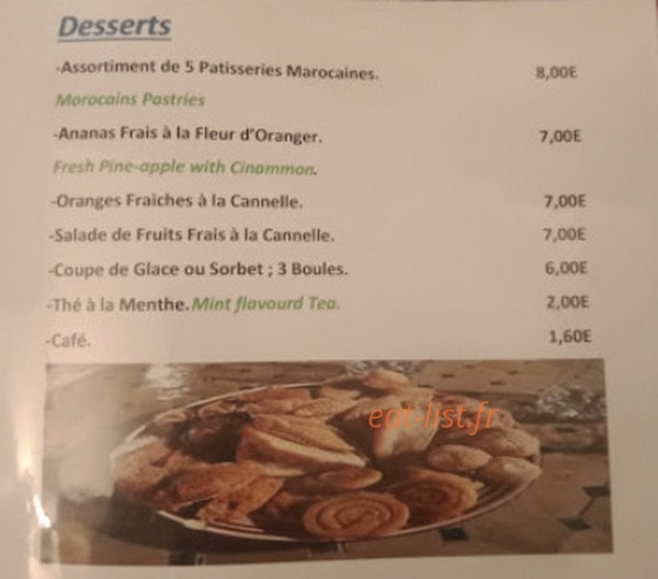 Le Riad — carte page 4