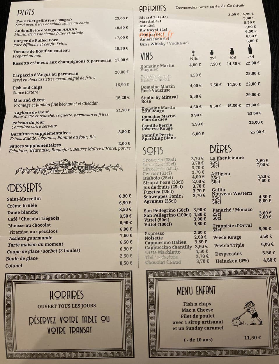 Le St Eutrope — carte page 1