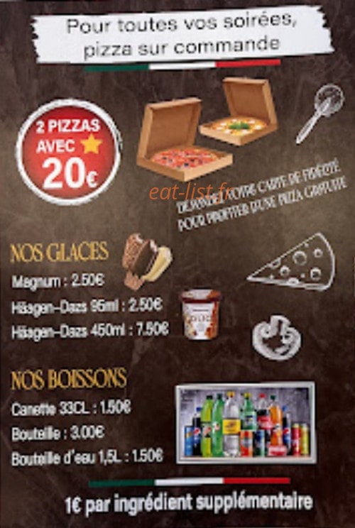Pizza du Sud — carte page 4