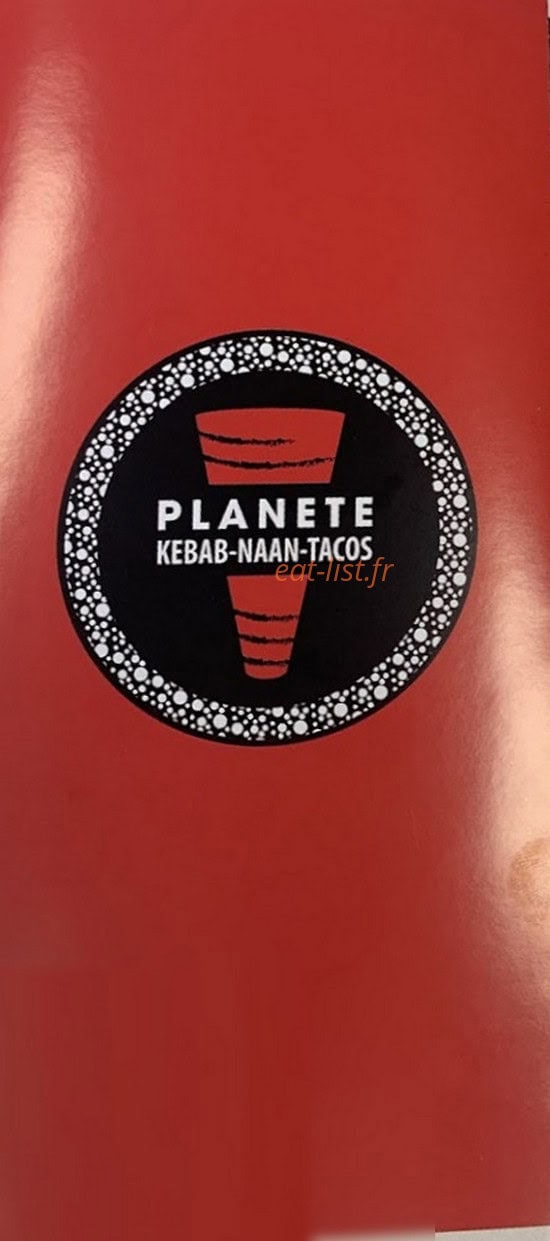 Planete Kebab Naan Tacos — carte page 1