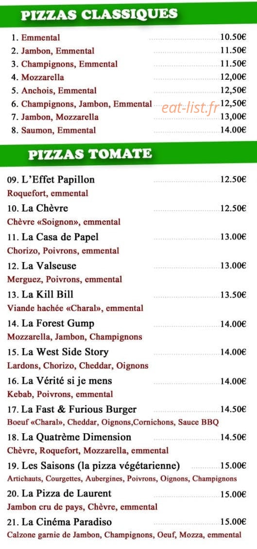 Take Away — carte page 3