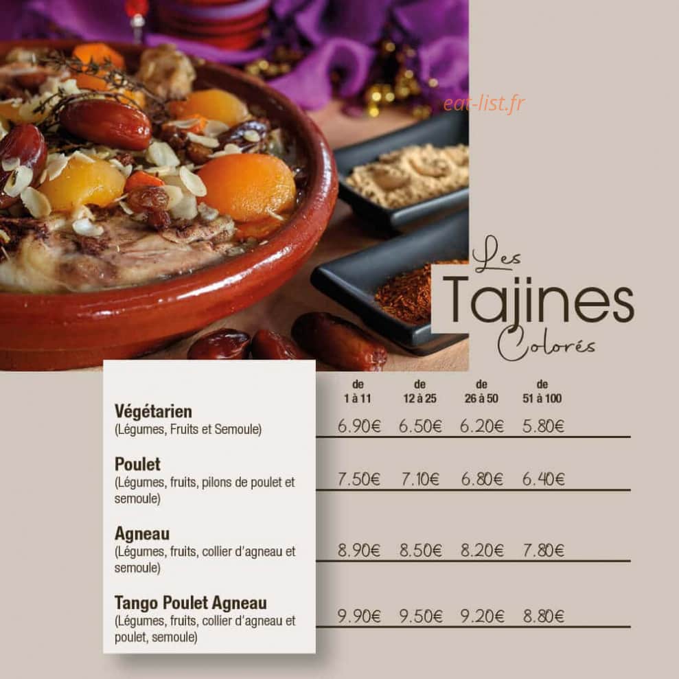 Tango Paella — carte page 5