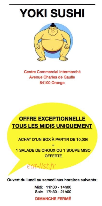 Yoki — carte page 1