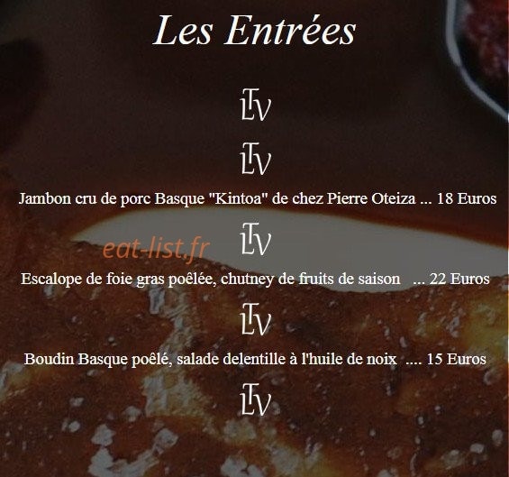 Le Temps De Vivre — carte page 1