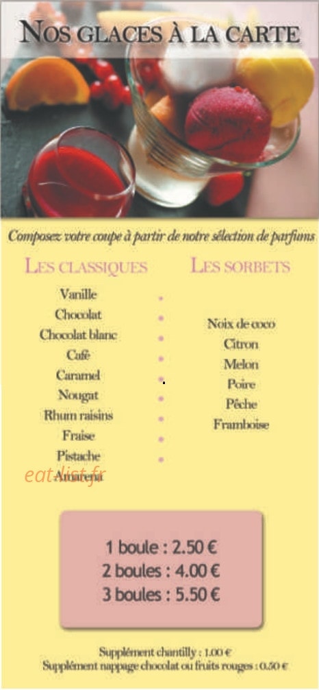 Restaurant Pizzéria de l'Ayguette — carte page 11