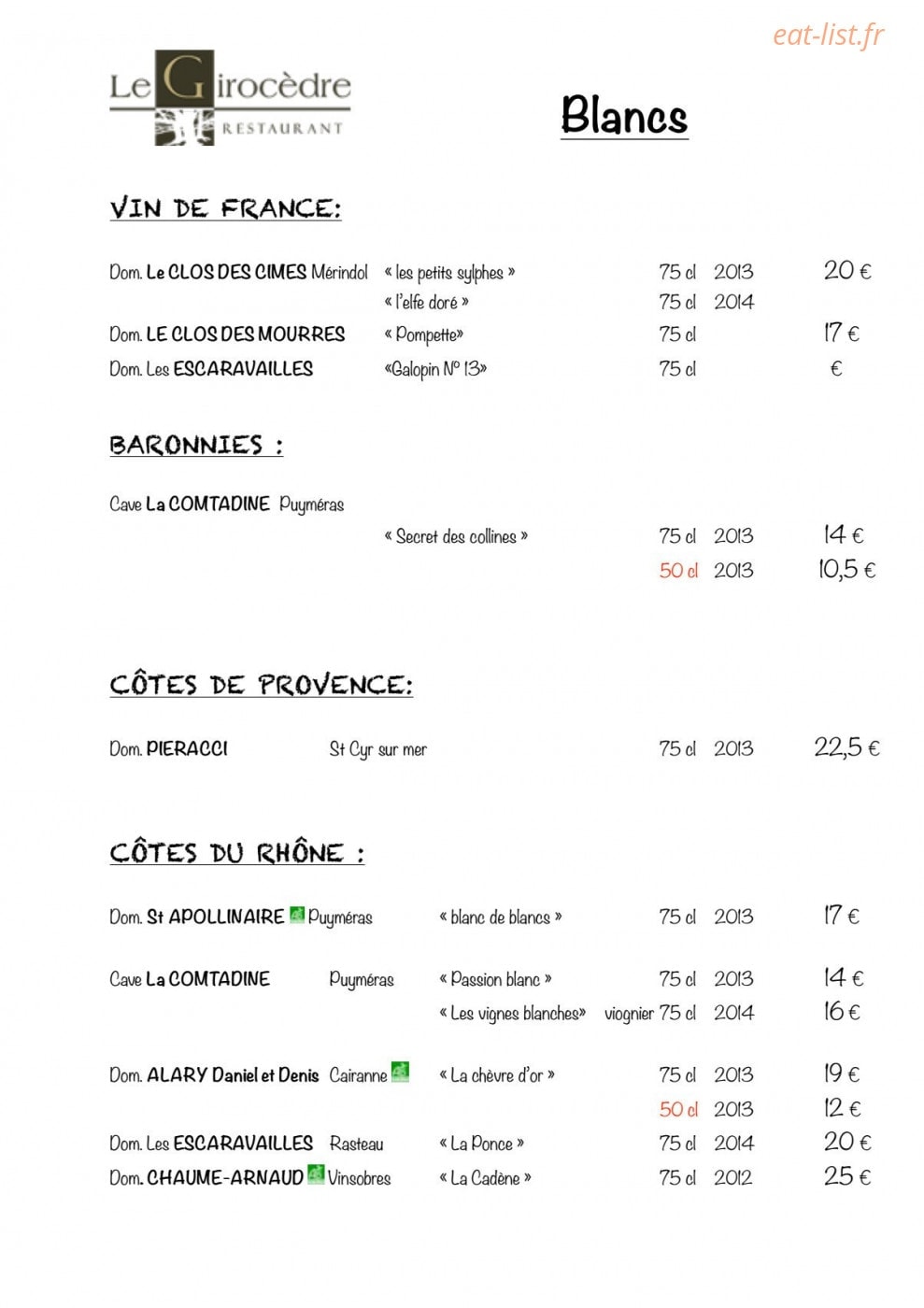 Le Girocedre — carte page 8