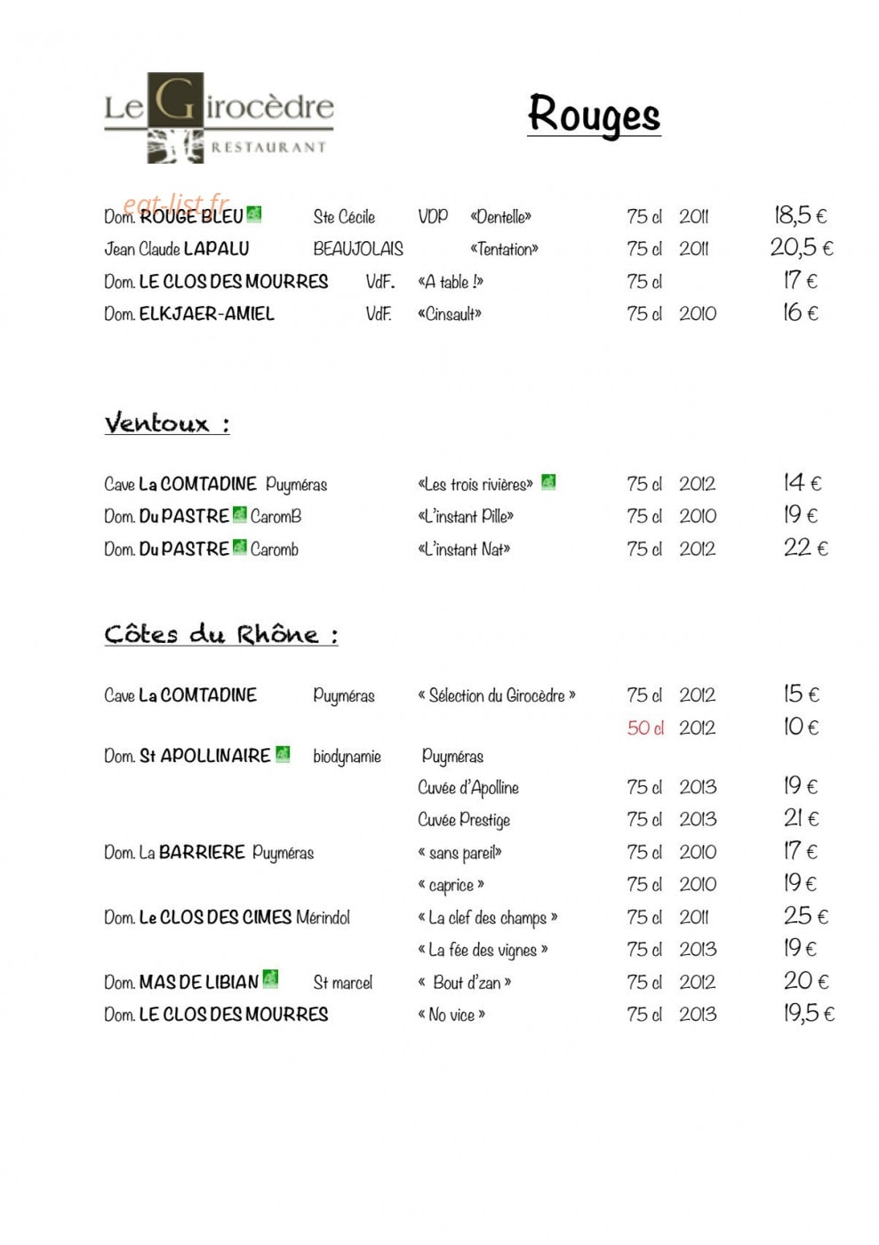 Le Girocedre — carte page 3