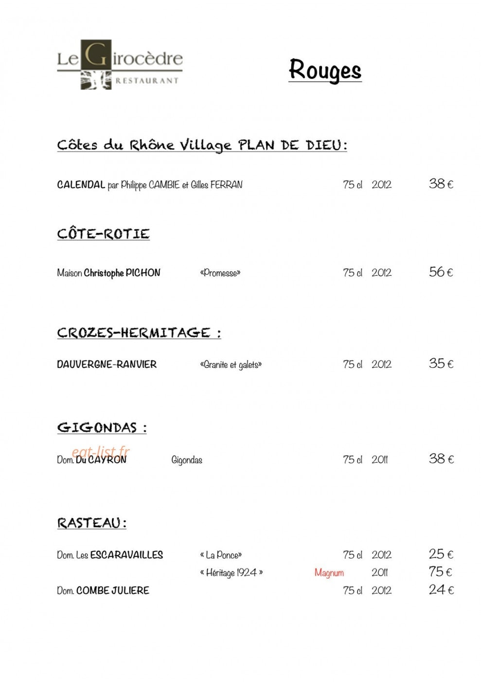 Le Girocedre — carte page 5