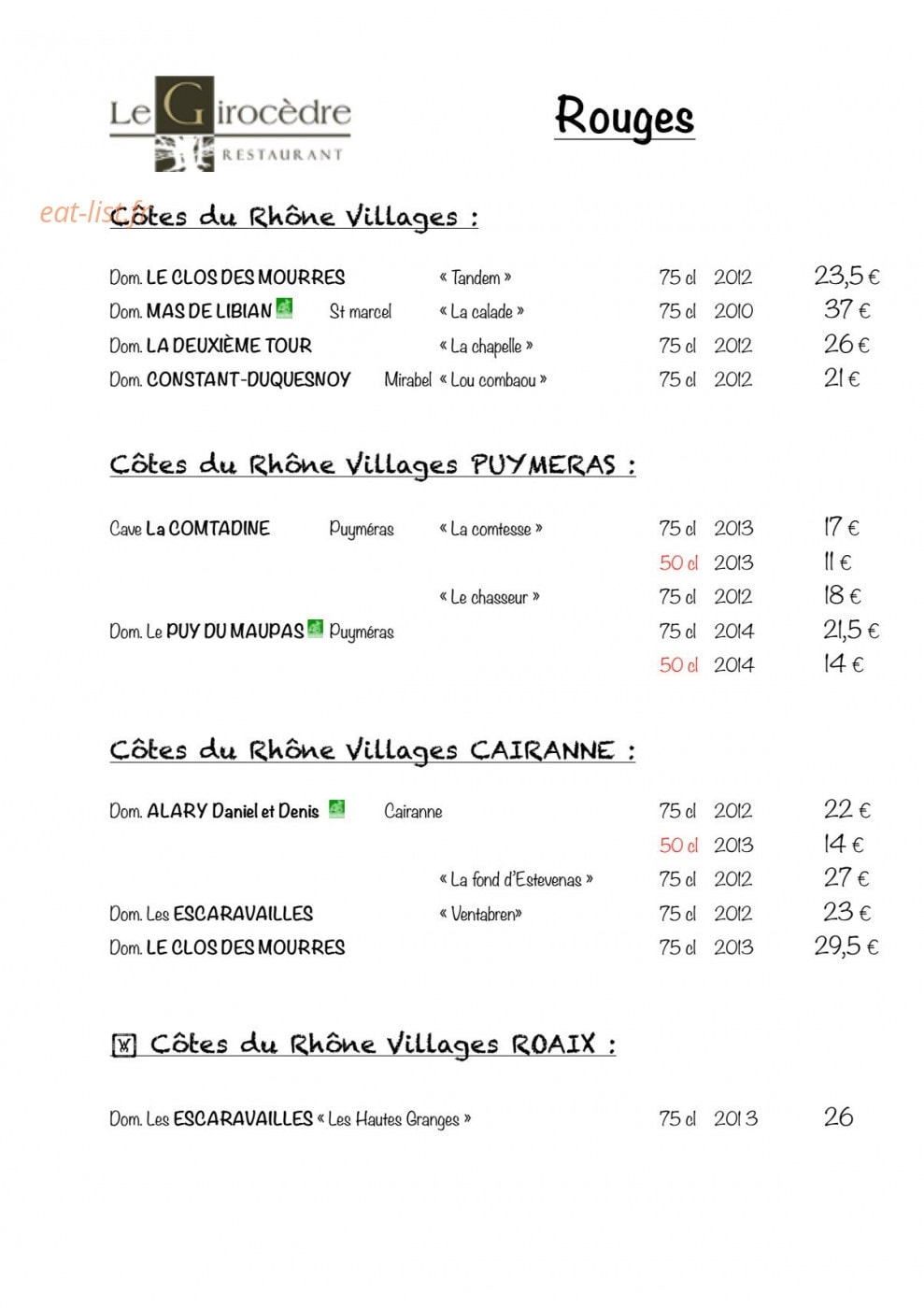 Le Girocedre — carte page 4