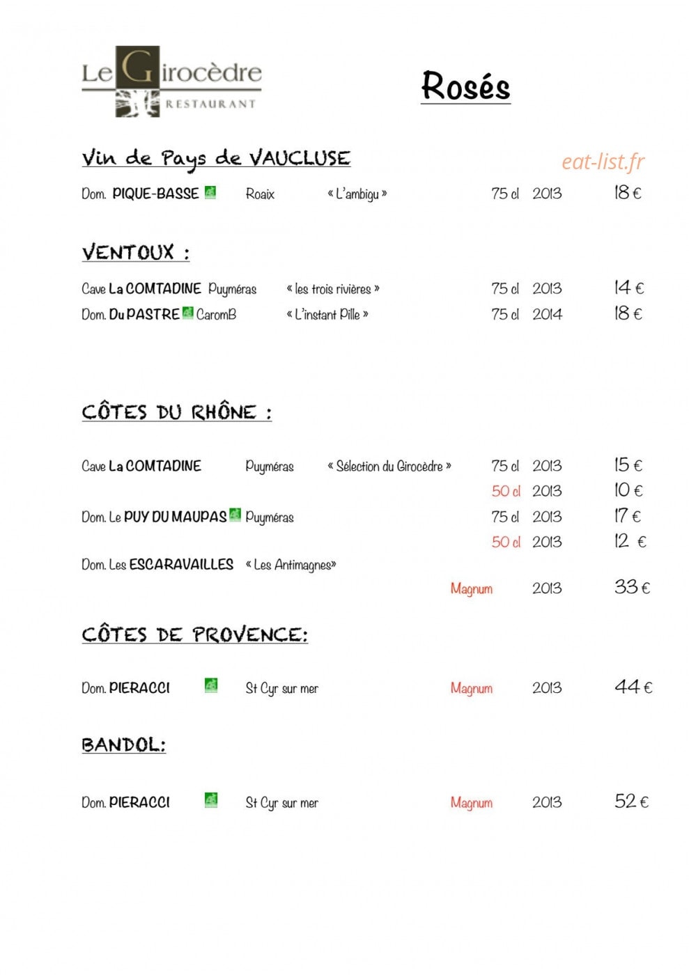 Le Girocedre — carte page 7