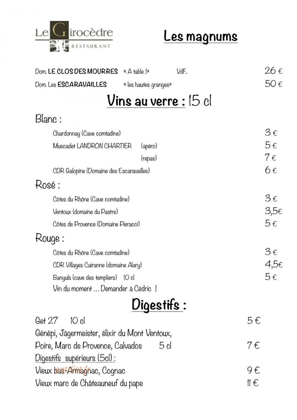 Le Girocedre — carte page 10