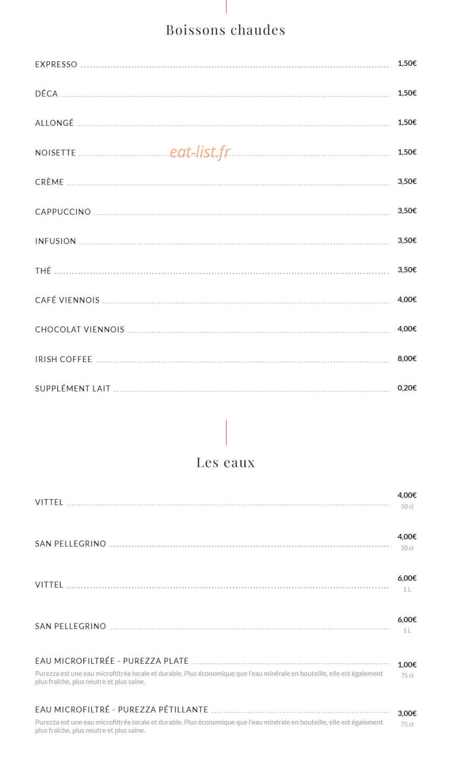 Da Nonna — carte page 1
