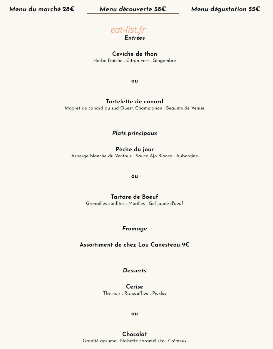 L'Amphore — carte page 2