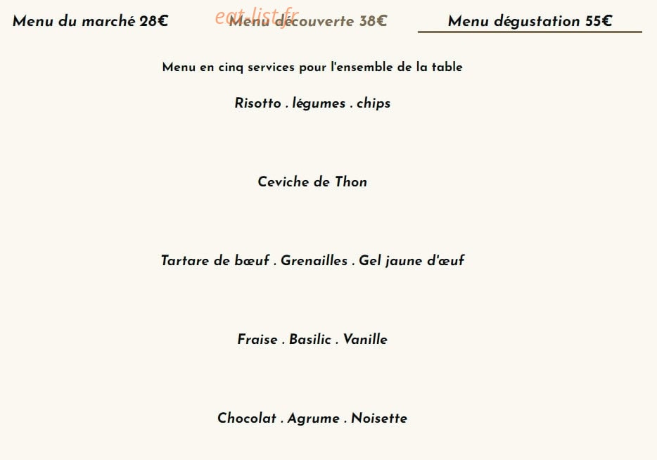 L'Amphore — carte page 3