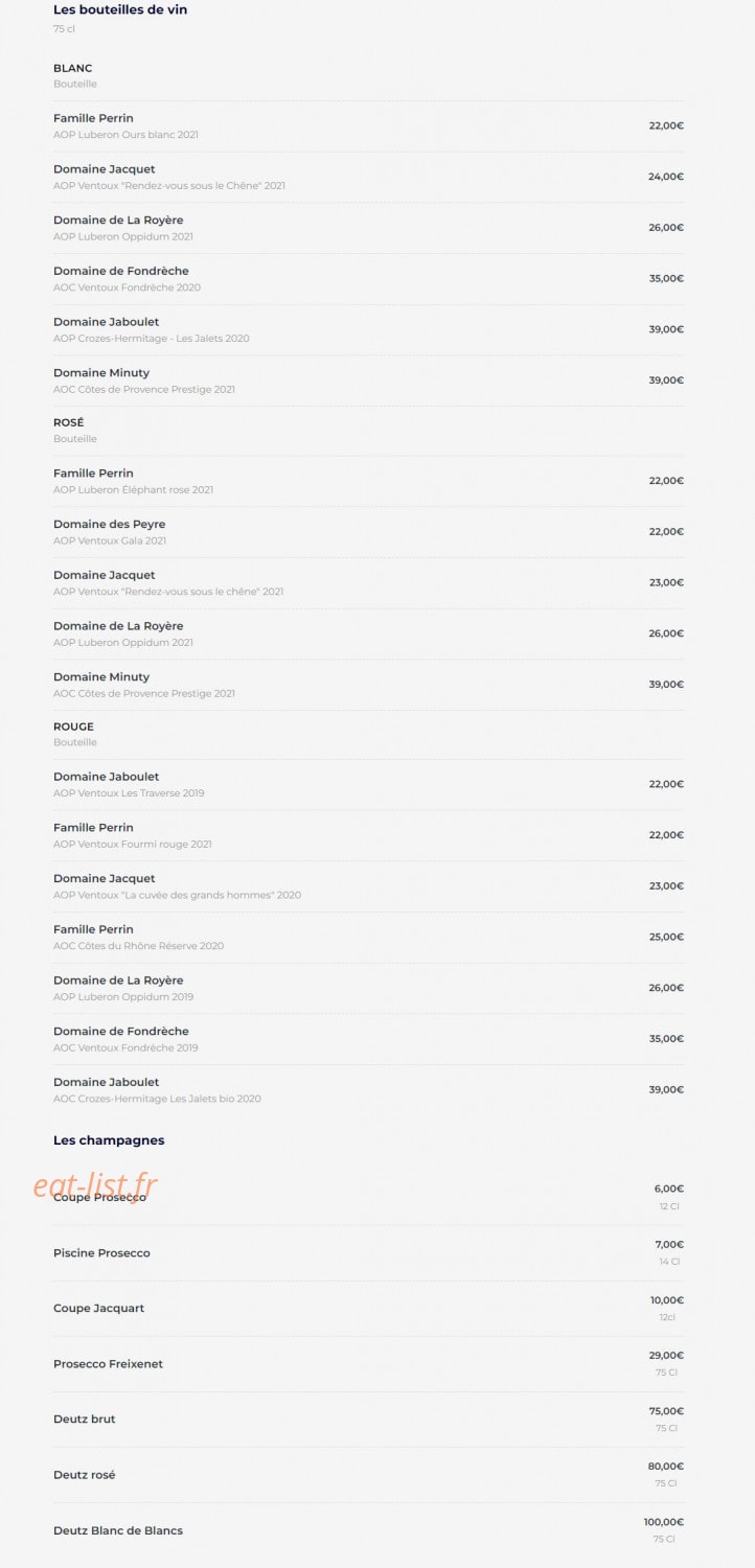 L'Annexe Café — carte page 9