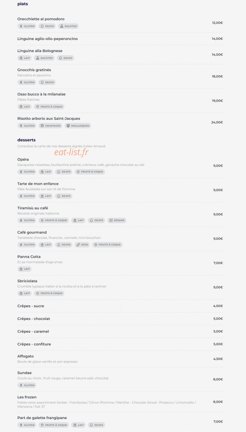 L'Annexe Café — carte page 2